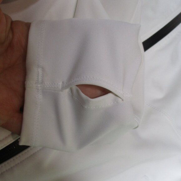 ADIDAS Stella McCartney white stretch breathable athletic Designer jacket - Picture 9 of 12